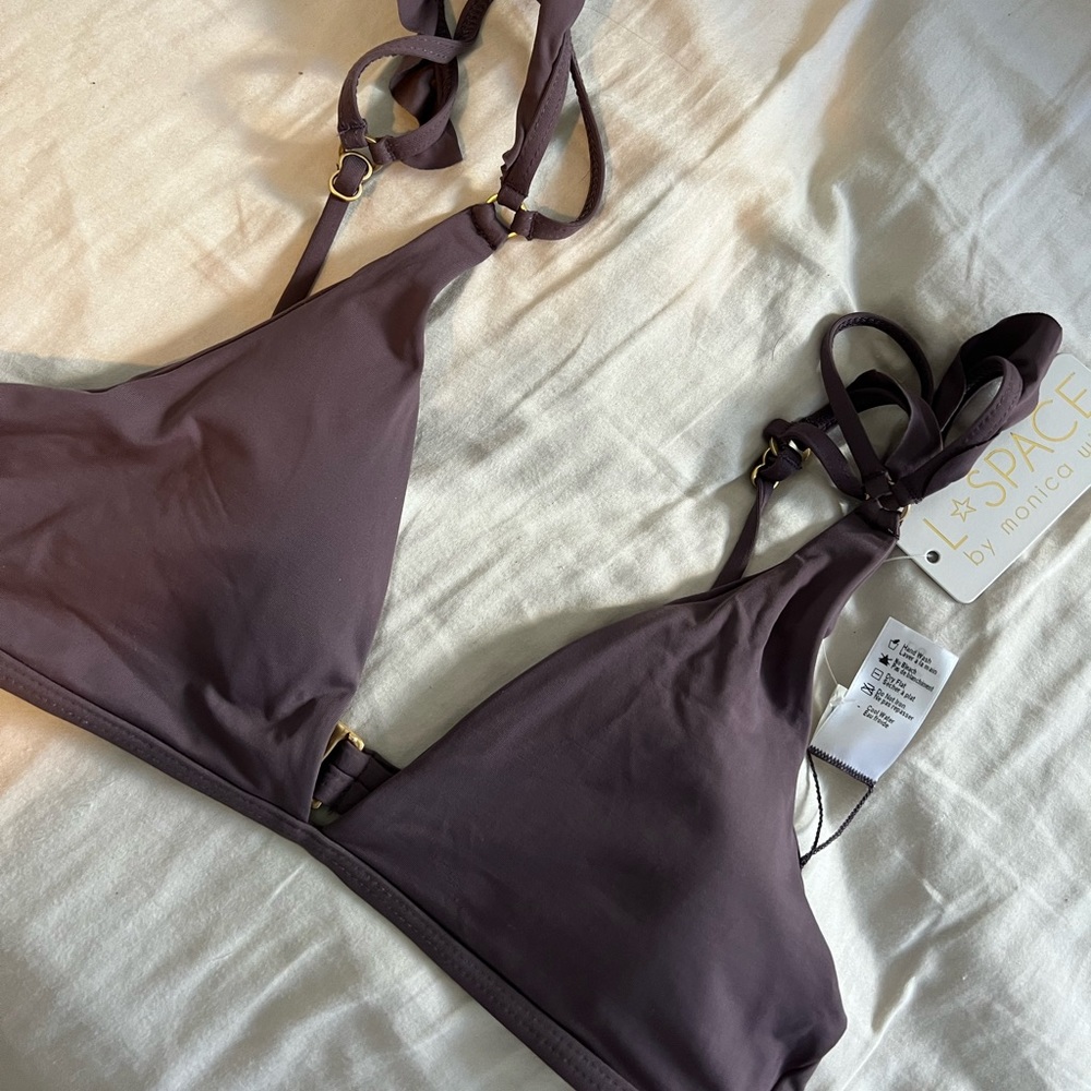 New with tags! L space bikini top.